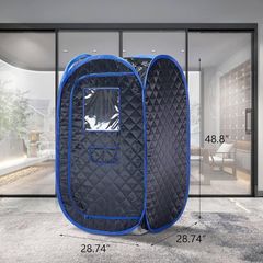 Large Size Steam Sauna Dome Portable Personal Home Spa Canopy Full Body Care 3L Capacity Waterproof Foldable Unit – product photo 4, product detail gallery