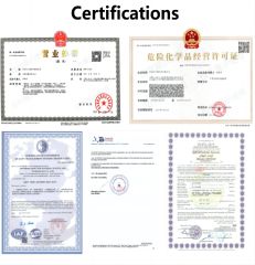 Certificates certificate from Achilles Chemical Co., Ltd.