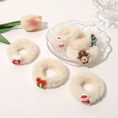 Christmas Decorations Claus Large Intestine Hair Ring - Image 2
