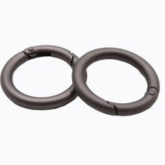 Small Size Round Shape Cheap Carabiner Metal Snap Hook Logo Custom Color Silver Condition New OEM/ODM Accepted Special Snap - Image 3
