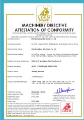 Riveting Machine certificate of Shandong Soar Machinery Co., Ltd. – certificate photo, supplier certificates section