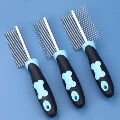 Custom Logo Dog Comb Stainless Steel Pet Comb - Image 3