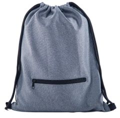 Drawstring Backpack Promotional Holly 210d Polyester Custom Logo Drawstring Bag - Image 3