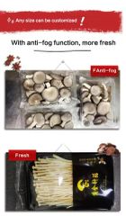 Black and Transparent Pet Plastic Fresh Fruit Vegetable Packing Tray Stackable Perfect Quality Fresh Food Packing Tray - Image 6