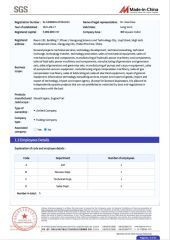 Our certificates certificate from Hubei Shiyuan Power Technology Co., Ltd