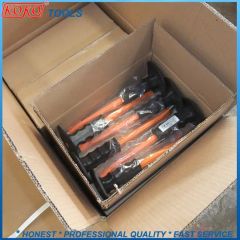 2PCS Carbon Steel Hexagonal Painting Blue Handle Cold Chisels Set - Image 6