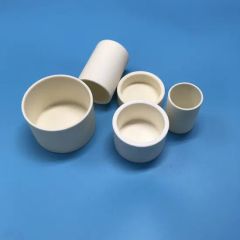 Laboratory Use Cylindrical Magnesia Melting Bowl Metal Ceramic Crucible - Image 6