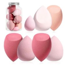 7 PCS Multi-Colored Blender Beauty Sponge Makeup Sponge Set - Image 1