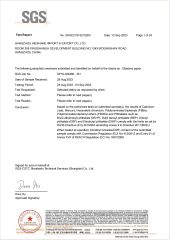 Glassine Paper certificate from Hangzhou Weshare Import and Export Co., Ltd.