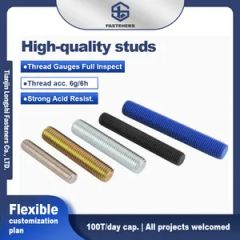 High Strength Full Thread Stud Bolts Top Selling Threaded Rod Alternative for Industrial Fastening - Tianjin Longshi Fasteners Co., Ltd.