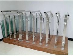 Stainless Steel Glass Staircase Railing Color Silver Rail Height UP TO 6000.MM Design As per your requirements Position As per your - Image 4