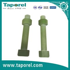 FRP Fiberglass Plastic Threaded Rod Screw Bolt and Nut Custom Factory - Image 1