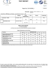 HPPE shell sandy nitrile coated, cut-resistance certificate from Shijiazhuang Runlei Labour Protection Supplies Co., Ltd.