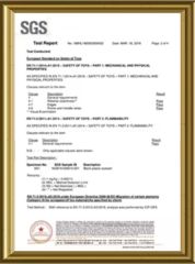 SGS certificate from Kunshan Liyuanxin Metal Products Co., Ltd.