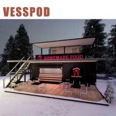 20/40FT Prefab 2 Story Container Restaurant Container Bar Coffee Shop Modular Portable - Qingzhou Vessel Housing Technology Co., Ltd.