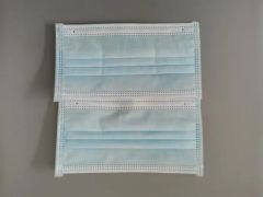 Nonwoven Single Use Blue Color Earloop Disposable 3 Ply Face Mask - Image 3