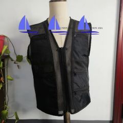a Black Mesh Fishing Vest - Image 3