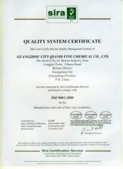 ISO9001:2000 certificate of Zhaoqing Kaijoe Technology Co., Ltd. – certificate photo, supplier certificates section
