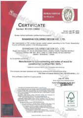 Certificate certificate from Shanghai Colorbo Industrial Co., Ltd.