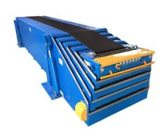Heat Resistant Container Truck Loading and Unloading Telescopic Belt Conveyor - Image 4