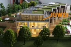 Scale Townhouse Villa Model Building with Interior Layout (JW-240) - Image 3