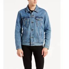 Men's Casual 100% Cotton Denim Jacket with Solid Color Design - Image 3