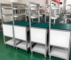 Factory Aluminum Anti Static Workbench Assembly Line Extra Shelf Work Table Worktable - Image 2