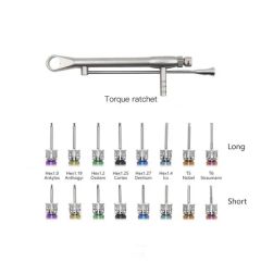 Dental Implant Screwdriver Universal Restoration Tools Kit Torque Ratchet - Image 3