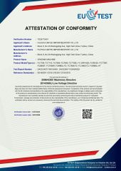 CE Certificate certificate from Fuzhou Focus Intelligent Technology Co., Ltd.