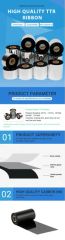 Factory Custom High Quality Washable Ribbon Thermal Transfer Resin Label Printers Ribbon - Image 6