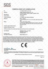 CE-LVD certificate from Ningbo Zuanbang Technology Co., Ltd.
