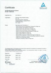 ISO13485 certificate of Shenzhen Boon Medical Supply Co., Ltd. – certificate photo, supplier certificates section