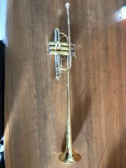 Herald Trumpet/ Bb Trumpet/ Professional Herald Trumpet Color Gold Kind Trumpet Origin China Age Adult/Juior Trademark - Image 1