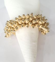 Napkin Rings (Handmade Beaded Wooden) - Image 3