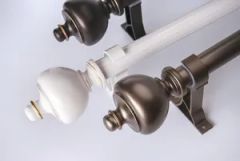 Factory Direct Sale Aluminum Curtain Pipe Rod Type Bottom Origin China Max Load 10kg Material Metal Warranty 5 Year Name Curtain - Image 1