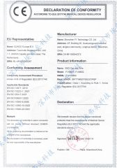 CE Declaration certificate from Shenzhen F1 Technology Co., Ltd.