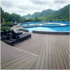 Water-Resistant Artificial WPC Composite Decking Waterproof Co-Extruded Solid Decking Wood - Image 5