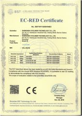 CE certificate from Shenzhen Coolseer Technology Co., Ltd.