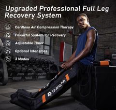 QUINEAR Professional Leg Recovery System Cordless Air Compression Boots Sequential Compression Leg and Foot Massager - Image 4