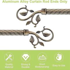 Window Curtain Rod with Aluminium End Cap - Image 3