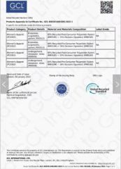 Our certificates certificate from Jiangmen Neiyishe Garment Co., Ltd