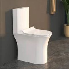 One Piece Toilet Seat ( Prince make ), 225 mm (9 inch) Material Ceramic Trap Type one piece Design Seamless, Modern Flushing System - Kansal Buildmart Llp