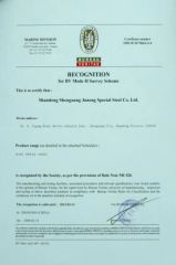 BV certification certificate of Shandong Dajin Metal Material Co., Ltd. – certificate photo, supplier certificates section