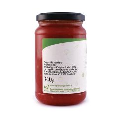 High quality organic tomato and vegetable sauce made in Italy 340g glass jar fresh tomato - Image 2