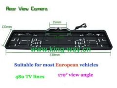 High-Quality Rearview Camera European License Plate Frame - Canton King Way Industrial Co., Limited