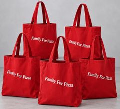 Cotton Shopping Bag, Canvas Tote Bag, Calico Bag, Custom Logo Print Grocery Bag, Promotional Shopping Bags - Image 1