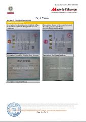 Company Profile certificate from Shanghai Changzeng Metal Co., Ltd.