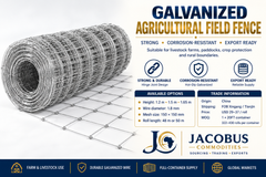 Galvanized Agricultural Field Fence Rolls for Livestock and Farm Fencing - Image 1