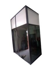 Office Aluminium Partition Work Pattern Plain Material Aluminium Panel Thickness 4mm Aluminium Grade 6061 Glass Thickness 6 - Image 1