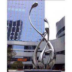Contemporary Steel Shed Sculpture Outdoor Garden Statue Custom Metal Crafts - Image 5